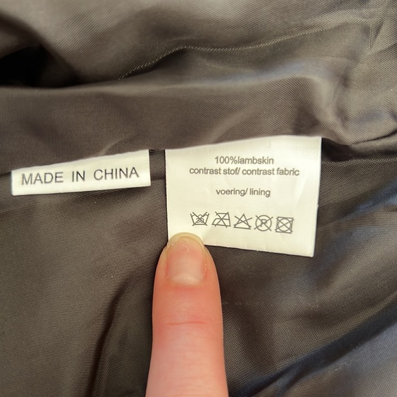 Brown São Paulo Lambskin Skirt - Picture 7 of 7